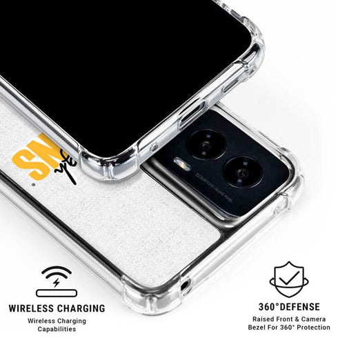 NHL Pittsburgh Penguins Script Moto G Power 5G (2024) Clear Case