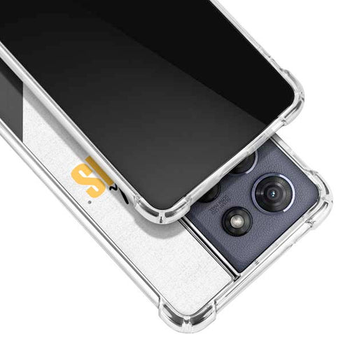 NHL Pittsburgh Penguins Script Moto G Power 5G (2025) Clear Case