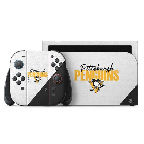 NHL Pittsburgh Penguins Script Nintendo Skins
