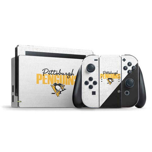 NHL Pittsburgh Penguins Script Nintendo Skins