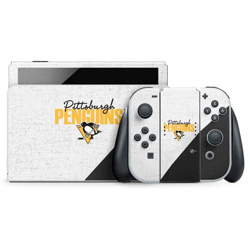 NHL Pittsburgh Penguins Script Nintendo Skins