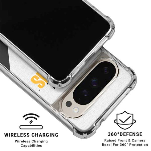 NHL Pittsburgh Penguins Script Pixel 9/9 Pro Clear Case