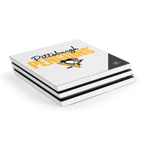 NHL Pittsburgh Penguins Script PlayStation PS4 Skins