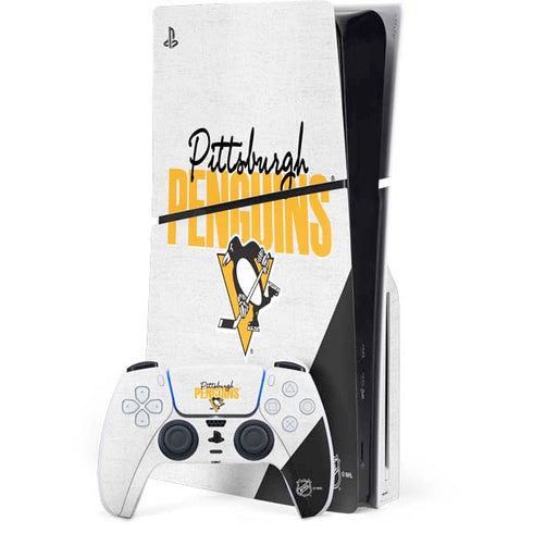 NHL Pittsburgh Penguins Script PlayStation PS5 Skins