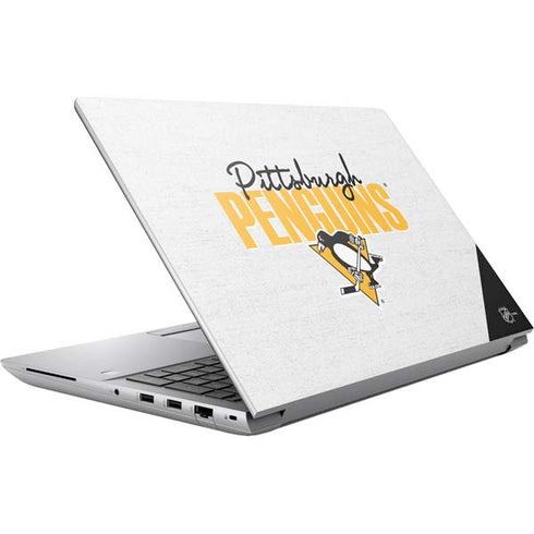 NHL Pittsburgh Penguins Script HP ZBook Fury 16 G10 Skin