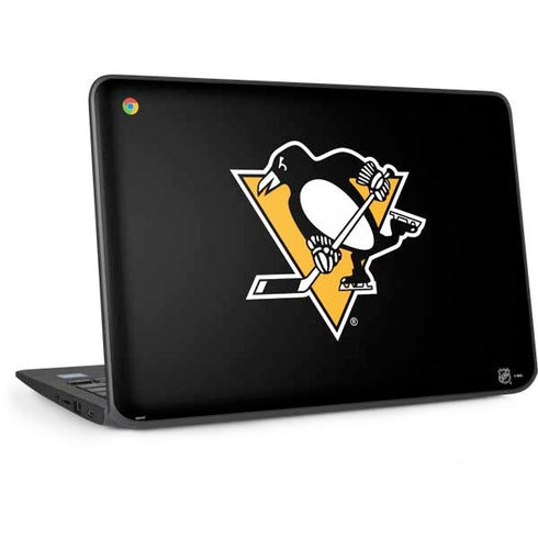 NHL Pittsburgh Penguins Solid Background HP Chromebook Skin
