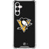 NHL Pittsburgh Penguins Solid Background Galaxy A16 5G Clear Case