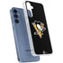 NHL Pittsburgh Penguins Solid Background Galaxy A35 5G Clear Case