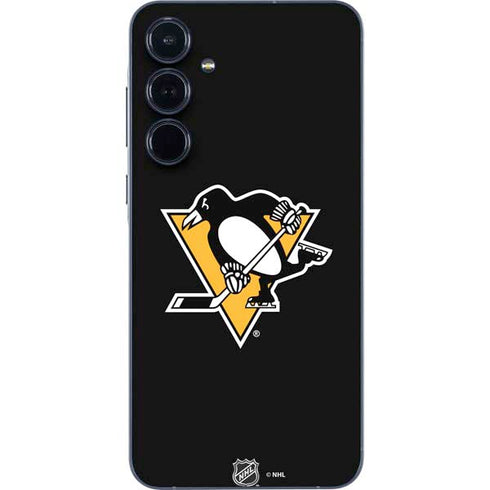 NHL Pittsburgh Penguins Solid Background Galaxy A35 5G Skin