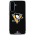 NHL Pittsburgh Penguins Solid Background Galaxy A36 5G Clear Case