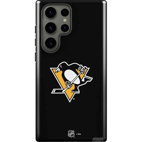 NHL Pittsburgh Penguins Solid Background Galaxy S23 Ultra Pro Case