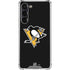 NHL Pittsburgh Penguins Solid Background Galaxy S24 FE Clear Case