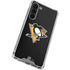 NHL Pittsburgh Penguins Solid Background Galaxy S24 FE Clear Case