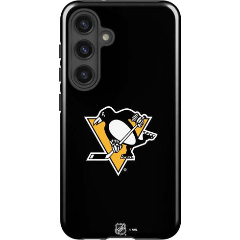 NHL Pittsburgh Penguins Solid Background Galaxy S25 Impact Case