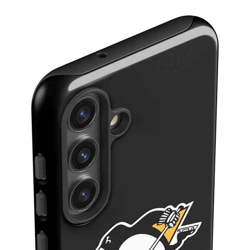 NHL Pittsburgh Penguins Solid Background Galaxy S25 Impact Case