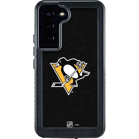 NHL Pittsburgh Penguins Solid Background Galaxy S24 Plus Waterproof Case