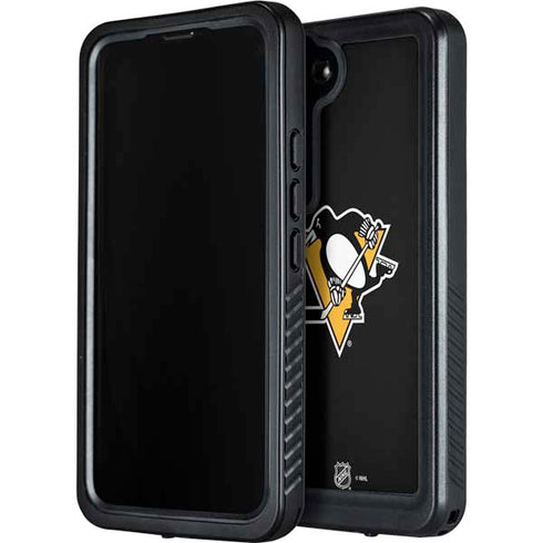 NHL Pittsburgh Penguins Solid Background Galaxy S24 Plus Waterproof Case