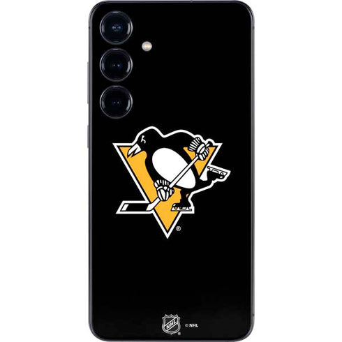 NHL Pittsburgh Penguins Solid Background Galaxy S24 Skin