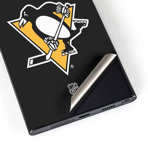 NHL Pittsburgh Penguins Solid Background Galaxy S24 Ultra Skin