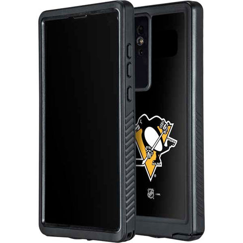 NHL Pittsburgh Penguins Solid Background Galaxy S24 Ultra Waterproof Case