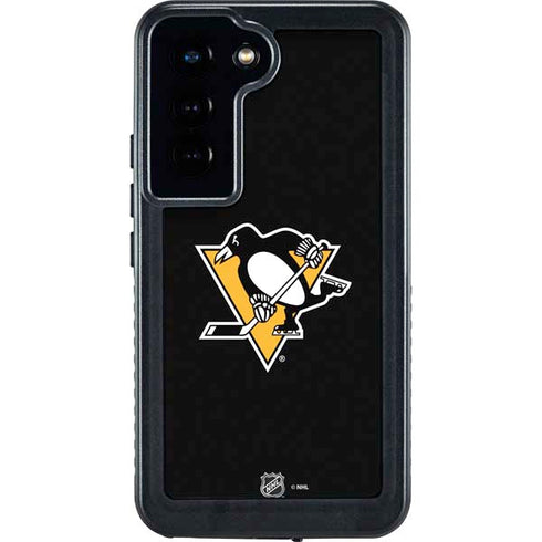 NHL Pittsburgh Penguins Solid Background Galaxy S24 Waterproof Case