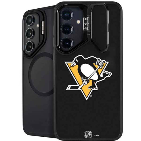 NHL Pittsburgh Penguins Solid Background Galaxy S26 Kickstand Case