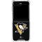 NHL Pittsburgh Penguins Solid Background Galaxy Z Flip6 Clear Case