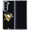 NHL Pittsburgh Penguins Solid Background Galaxy Z Fold5 5G Clear Case