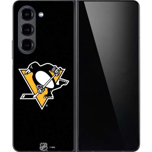 NHL Pittsburgh Penguins Solid Background Galaxy Z Fold5 5G Skin