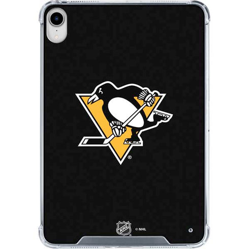 NHL Pittsburgh Penguins Solid Background iPad 11th Gen (2025) Clear Case