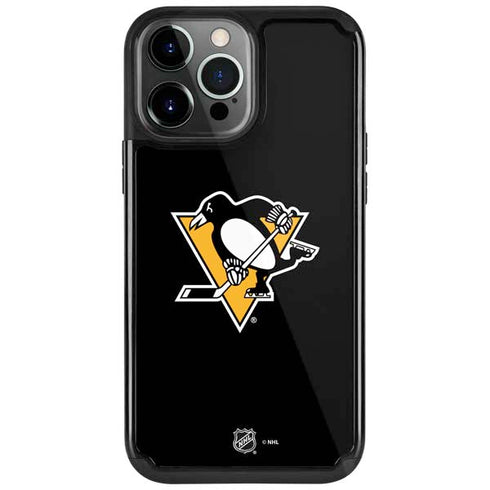 NHL Pittsburgh Penguins Solid Background iPhone Cases