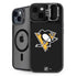 NHL Pittsburgh Penguins Solid Background iPhone 15 Kickstand Case