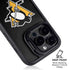 NHL Pittsburgh Penguins Solid Background iPhone 15 Pro Max Kickstand Case