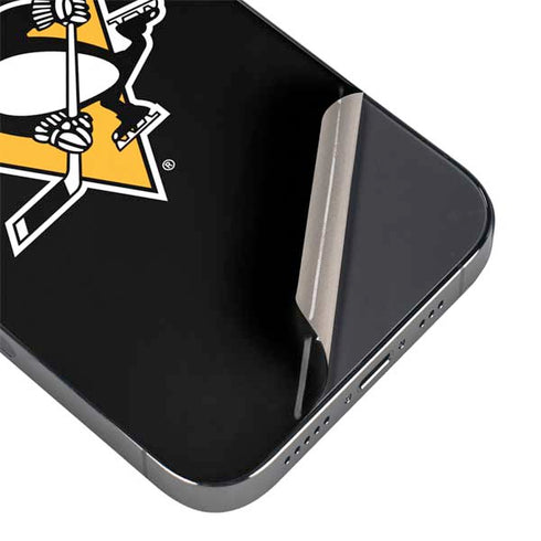 NHL Pittsburgh Penguins Solid Background iPhone 15 Pro Max Skin