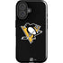 NHL Pittsburgh Penguins Solid Background iPhone 16 Impact Case