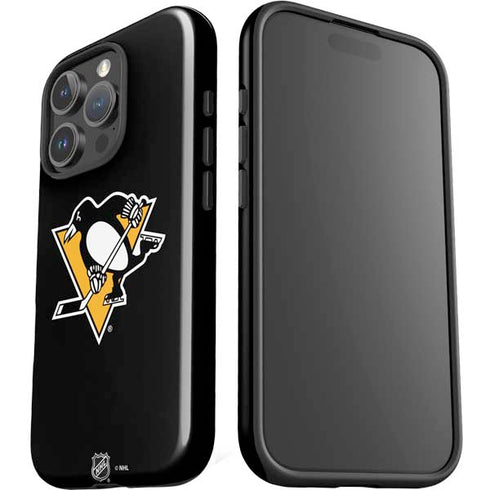 NHL Pittsburgh Penguins Solid Background iPhone 16 Pro Impact Case