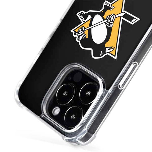 NHL Pittsburgh Penguins Solid Background iPhone 16 Pro MagSafe Case