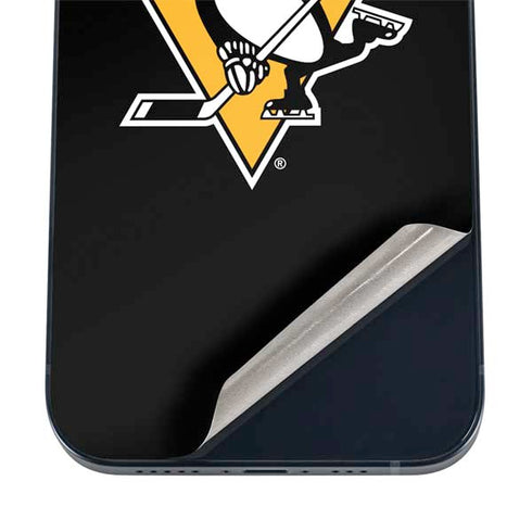 NHL Pittsburgh Penguins Solid Background iPhone 16 Skin