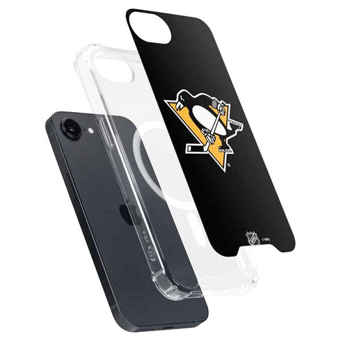 NHL Pittsburgh Penguins Solid Background iPhone 16e MagSafe Case