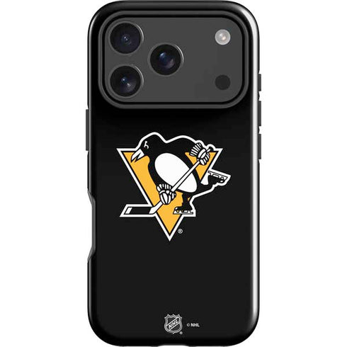 NHL Pittsburgh Penguins Solid Background iPhone 18 Pro Impact Case