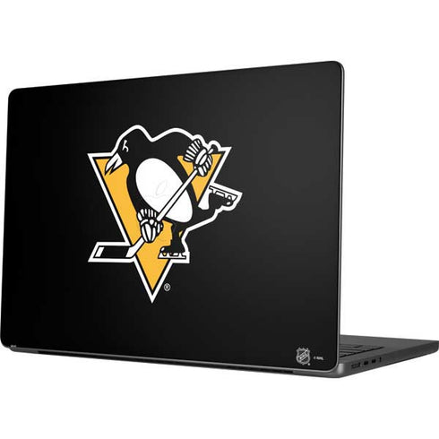 NHL Pittsburgh Penguins Solid Background Apple MacBook Pro 14-inch Skin