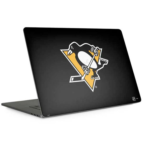 NHL Pittsburgh Penguins Solid Background MacBook Skins