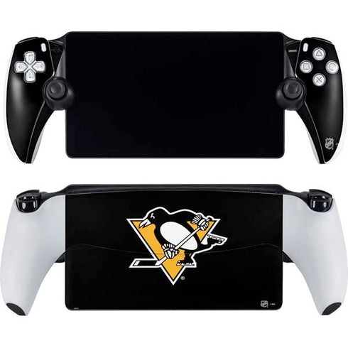 NHL Pittsburgh Penguins Solid Background PlayStation Portal Remote Player Skin
