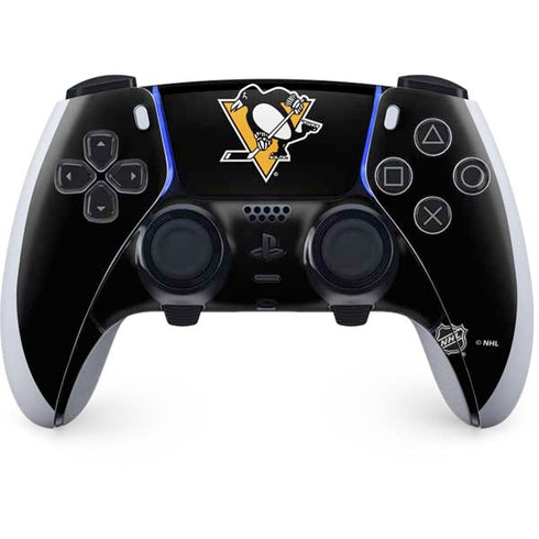 NHL Pittsburgh Penguins Solid Background PS5 DualSense Edge Pro Controller Skin