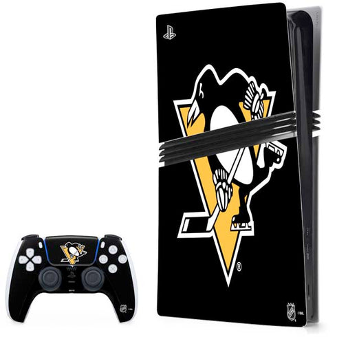 NHL Pittsburgh Penguins Solid Background PlayStation PS5 Skins
