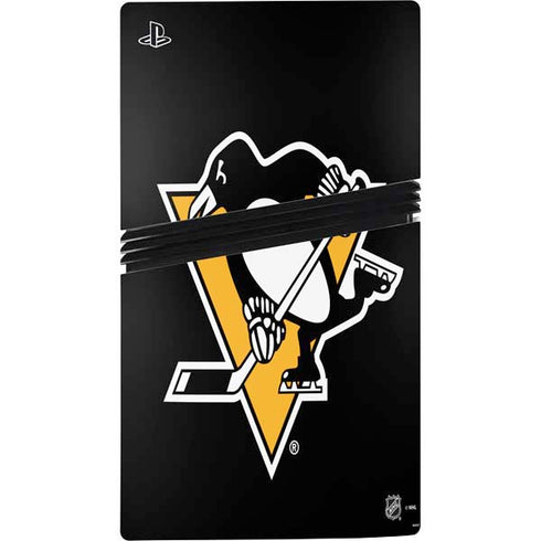 NHL Pittsburgh Penguins Solid Background PS5 Pro Console Skin