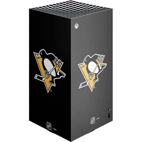 NHL Pittsburgh Penguins Solid Background XBox Series X Digital Edition Console Skin