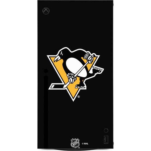 NHL Pittsburgh Penguins Solid Background XBox Series X Digital Edition Console Skin