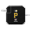 MLB Pittsburgh Pirates - Solid Distressed 85W Power Adapter (15 and 17 inch MacBook Pro Charger) Skin