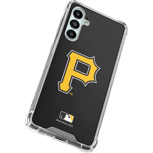 MLB Pittsburgh Pirates - Solid Distressed Galaxy A16 5G Clear Case